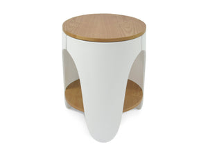 Jackson Side Table - White - Boho Bliss