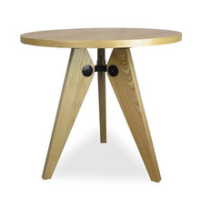 Load image into Gallery viewer, Jean Prouv Replica Round Dining Table 80cm - Natural - Boho Bliss