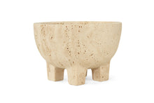 Load image into Gallery viewer, Jillian Four Leg Bowl - Travertine - Boho Bliss