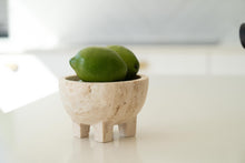 Load image into Gallery viewer, Jillian Four Leg Bowl - Travertine - Boho Bliss