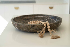 Jillian Fruit Bowl - Forest Green - Boho Bliss
