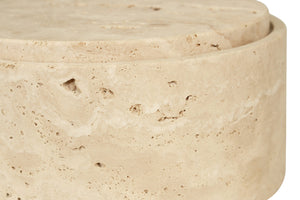 Jillian High Bowl - Travertine - Boho Bliss