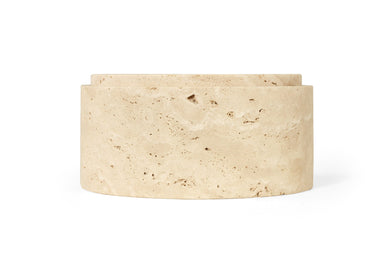 Jillian High Bowl - Travertine - Boho Bliss