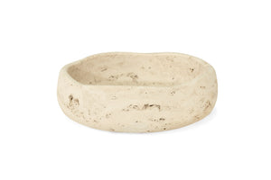 Jillian Small Organic Fruit Bowl - Travertine - Boho Bliss