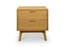 Load image into Gallery viewer, Johan Bedside Table - Natural Oak - Boho Bliss