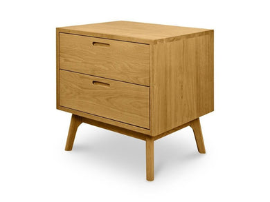 Johan Bedside Table - Natural Oak - Boho Bliss