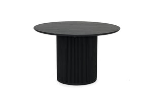 Jonah Dining Table 120cm - Black - Boho Bliss