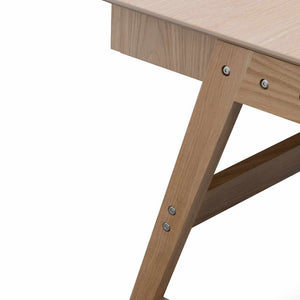 Juno 1.2m Wooden Office Desk - Natural Oak - Boho Bliss