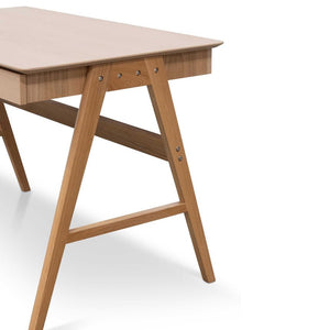 Juno 1.2m Wooden Office Desk - Natural Oak - Boho Bliss