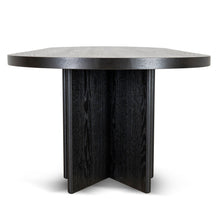 Load image into Gallery viewer, Kairo 3m Pill Shape Dining Table - Textured Espresso Black - Boho Bliss