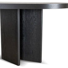 Load image into Gallery viewer, Kairo 3m Pill Shape Dining Table - Textured Espresso Black - Boho Bliss
