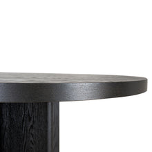 Load image into Gallery viewer, Kairo 3m Pill Shape Dining Table - Textured Espresso Black - Boho Bliss