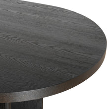 Load image into Gallery viewer, Kairo 3m Pill Shape Dining Table - Textured Espresso Black - Boho Bliss