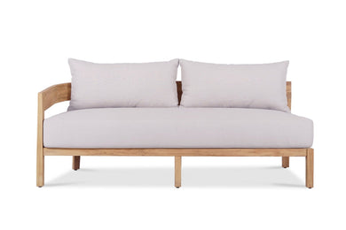 Kingscliff Outdoor Modula Sofa - 2 Seater Right Arm - Natural - Boho Bliss