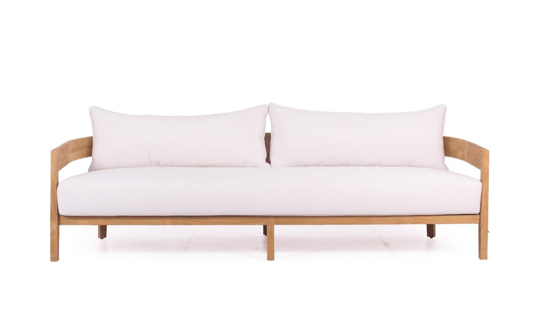 Kingscliff Outdoor Sofa - 3 Seater - Natural - Boho Bliss