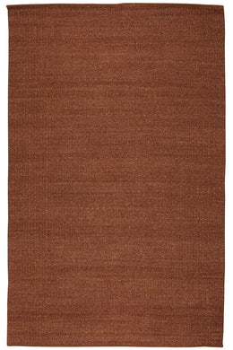 Knots Rug 276x365 - Rust - Boho Bliss