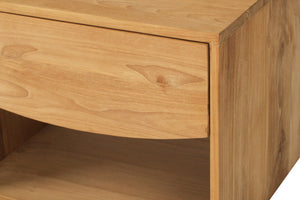 Koa Bedside Table 46cm - Natural - Boho Bliss