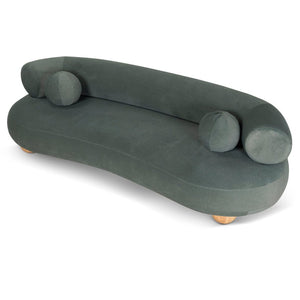Larkspur 3 Seater Sofa - Burnt Green - Boho Bliss