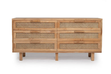 Lauren Chest of Drawers - Natural 160cm - Boho Bliss