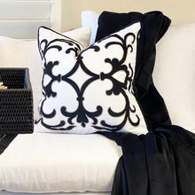 Load image into Gallery viewer, Lennox Cushion Cover - Black - Boho Bliss