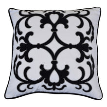 Load image into Gallery viewer, Lennox Cushion Cover - Black - Boho Bliss