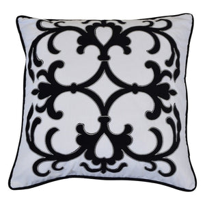 Lennox Cushion Cover - Black - Boho Bliss