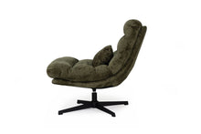Load image into Gallery viewer, Liam Swivel Chair - Forest - Boho Bliss