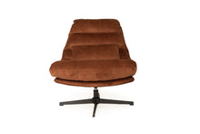 Load image into Gallery viewer, Liam Swivel Chair - Rust - Boho Bliss