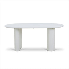Load image into Gallery viewer, Liora 1.8m Oval Dining Table - White - Boho Bliss