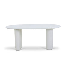 Load image into Gallery viewer, Liora 1.8m Oval Dining Table - White - Boho Bliss