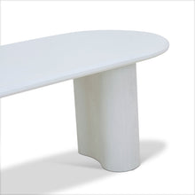 Load image into Gallery viewer, Liora 1.8m Oval Dining Table - White - Boho Bliss