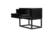 Load image into Gallery viewer, Lisette Bedside Table - Black - Boho Bliss
