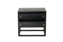 Load image into Gallery viewer, Lisette Bedside Table - Black - Boho Bliss