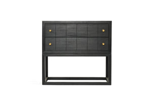 Lisette Bedside Table - Black - Boho Bliss