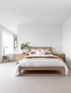 Lisette Bedside Table - Natural - Boho Bliss
