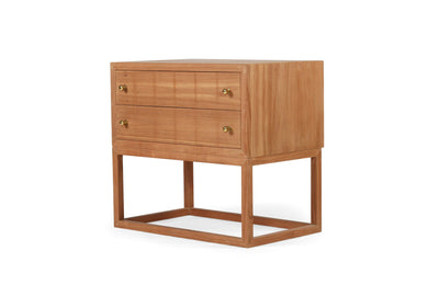 Lisette Bedside Table - Teak - Boho Bliss