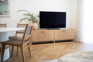 Lisette Entertainment Unit - 4 Door - Natural - Boho Bliss