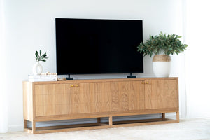 Lisette Entertainment Unit - 4 Door - Natural - Boho Bliss