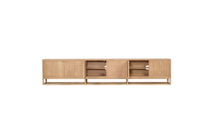 Lisette Entertainment Unit - 6 Door - Natural - Boho Bliss