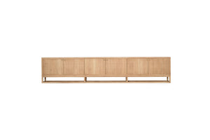 Lisette Entertainment Unit - 6 Door - Natural - Boho Bliss