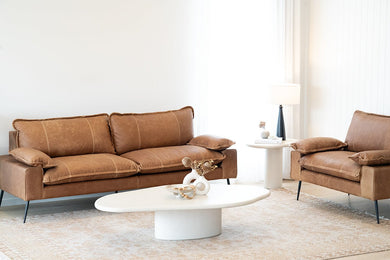 Lorenzo Organic Coffee Table 1.6m - Boho Bliss