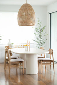 Lorenzo Oval Dining Table 2.4m - Boho Bliss