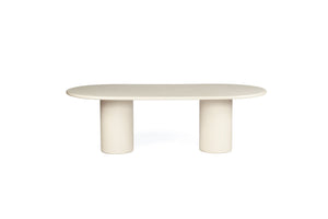 Lorenzo Oval Dining Table 2.4m - Boho Bliss