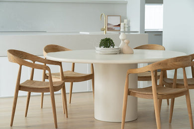 Lorenzo Round Dining Table 1.6m - Boho Bliss