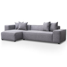 Load image into Gallery viewer, Loryn 2 Seater Left Chaise Sofa - Graphite Grey - Boho Bliss