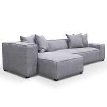 Load image into Gallery viewer, Loryn 2 Seater Left Chaise Sofa - Graphite Grey - Boho Bliss