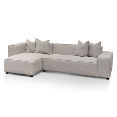 Loryn 3 Seater Left Chaise Sofa - Sterling Sand - Boho Bliss