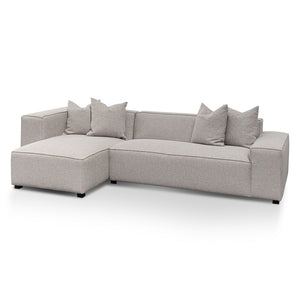 Loryn 3 Seater Left Chaise Sofa - Sterling Sand - Boho Bliss