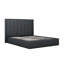 Load image into Gallery viewer, Lucca King Bed (With Storage) - Charcoal Grey - Boho Bliss