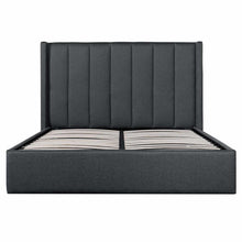 Load image into Gallery viewer, Lucca King Bed (With Storage) - Charcoal Grey - Boho Bliss